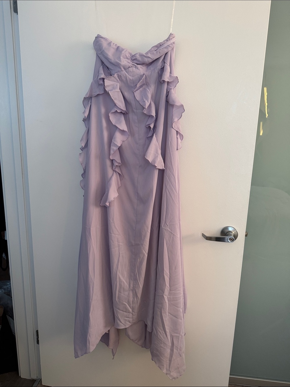 Peppermayo Florence maxi dress Lilac Ruffle Maxi Dress - Women's Evening Dress